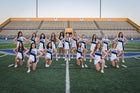 Carlsbad Cavemen Co-ed Varsity Cheer Winter 17-18 team photo.