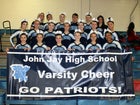 John Jay Patriots Co-ed Varsity Cheer Winter 17-18 team photo.