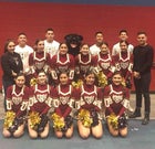 Gadsden Panthers Co-ed Varsity Cheer Winter 17-18 team photo.