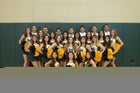 Mayfield Trojans Co-ed Varsity Cheer Winter 14-15 team photo.