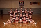 Clayton Yellowjackets Co-ed Varsity Cheer Winter 14-15 team photo.