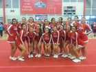 Valencia Jaguars Co-ed Varsity Cheer Winter 14-15 team photo.