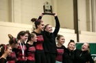 Holy Names Academy  Girls Varsity Gymnastics Winter 16-17 team photo.
