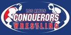 Los Altos Conquerors Boys Varsity Wrestling Winter 14-15 team photo.