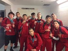 Roswell Coyotes Boys Varsity Wrestling Winter 14-15 team photo.
