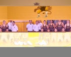 Cibola Cougars Boys Varsity Wrestling Winter 14-15 team photo.
