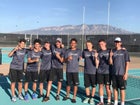 Piedra Vista Panthers Boys Varsity Tennis Spring 16-17 team photo.