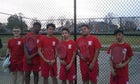 Graham Red Devils Boys Varsity Tennis Spring 16-17 team photo.