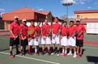 Robertson Cardinals Boys Varsity Tennis Spring 16-17 team photo.