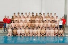 Smoky Hill Buffalo Boys Varsity Swimming Spring 13-14 team photo.