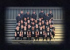 Quanah Indians Boys Varsity Football Fall 18-19 team photo.