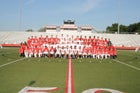 Searcy Lions Boys Varsity Football Fall 18-19 team photo.