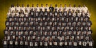 Warren Central Warriors Boys Varsity Football Fall 18-19 team photo.