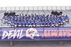 West Memphis Blue Devils Boys Varsity Football Fall 18-19 team photo.