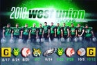 West Union Dragons Boys Varsity Football Fall 18-19 team photo.