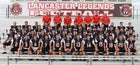 Lancaster Legends Boys Varsity Football Fall 18-19 team photo.