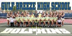 Gulf Breeze Dolphins Boys Varsity Tennis Spring 18-19 team photo.