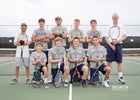 Rio Rancho Rams Boys Varsity Tennis Spring 18-19 team photo.