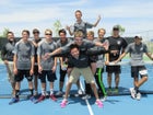 Volcano Vista Hawks Boys Varsity Tennis Spring 18-19 team photo.