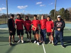 Graham Red Devils Boys Varsity Tennis Spring 18-19 team photo.
