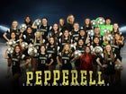 Pepperell Dragons Girls Varsity Soccer Spring 23-24 team photo.