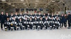 Trumbull Eagles Boys Varsity Ice Hockey Winter 25-26 team photo.