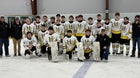 Harwood Highlanders Boys Varsity Ice Hockey Winter 25-26 team photo.