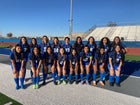 Clint Lions Girls Varsity Soccer Winter 23-24 team photo.