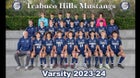 Trabuco Hills Mustangs Boys Varsity Soccer Winter 23-24 team photo.