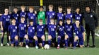 Piedmont Highlanders Boys Varsity Soccer Winter 23-24 team photo.