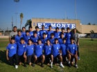 El Monte Lions Boys Varsity Soccer Winter 23-24 team photo.