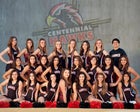 Centennial Hawks Co-ed Varsity Cheer Winter 13-14 team photo.