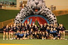 Valencia Jaguars Co-ed Varsity Cheer Winter 13-14 team photo.