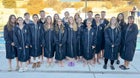 Oak Grove Classical Academy Owls Boys Varsity Swimming Winter 24-25 team photo.