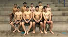 Volcano Vista Hawks Boys Varsity Swimming Winter 24-25 team photo.