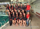 Albuquerque Academy Chargers Boys JV Swimming Winter 17-18 team photo.