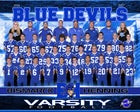 Bismarck-Henning Blue Devils Boys Varsity Football Fall 16-17 team photo.