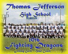 Jefferson Dragons Boys Varsity Football Fall 16-17 team photo.