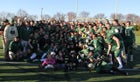 Bishop Hendricken Hawks Boys Varsity Football Fall 16-17 team photo.