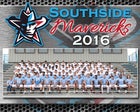 Southside Mavericks Boys Varsity Football Fall 16-17 team photo.