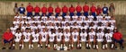 Arkadelphia Badgers Boys Varsity Football Fall 16-17 team photo.
