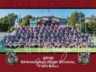 Springdale Bulldogs Boys Varsity Football Fall 16-17 team photo.