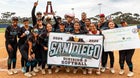 Olympian Eagles Girls Varsity Softball Spring 24-25 team photo.