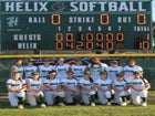Helix Highlanders Girls Varsity Softball Spring 24-25 team photo.