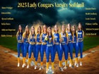 Surry County Cougars Girls Varsity Softball Spring 24-25 team photo.