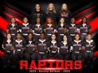 Rich Township Raptors Girls Varsity Softball Spring 24-25 team photo.