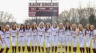 Zion Christian Academy Eagles Girls Varsity Softball Spring 24-25 team photo.