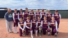 Rehoboth Christian Lynx Girls Varsity Softball Spring 24-25 team photo.