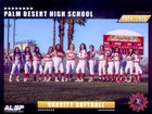 Palm Desert Aztecs Girls Varsity Softball Spring 24-25 team photo.