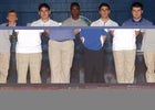 Guerin Gators Boys Varsity Golf Fall 14-15 team photo.